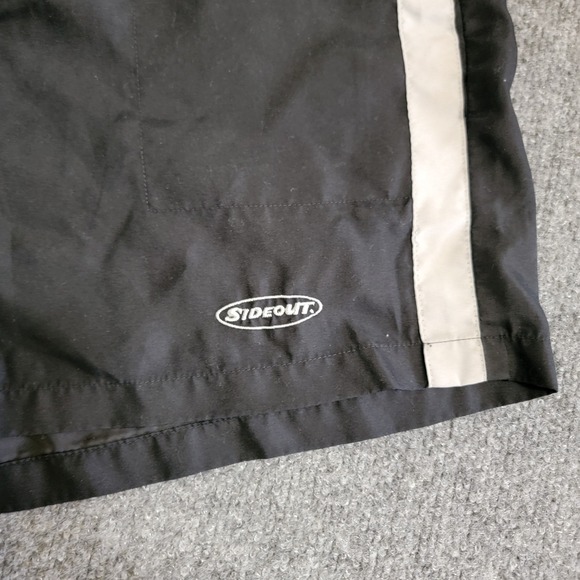 Sideout Shorts Women Large Black Gray Swim Trunks‎ Boardshorts 90s Athletic - Picture 2 of 13